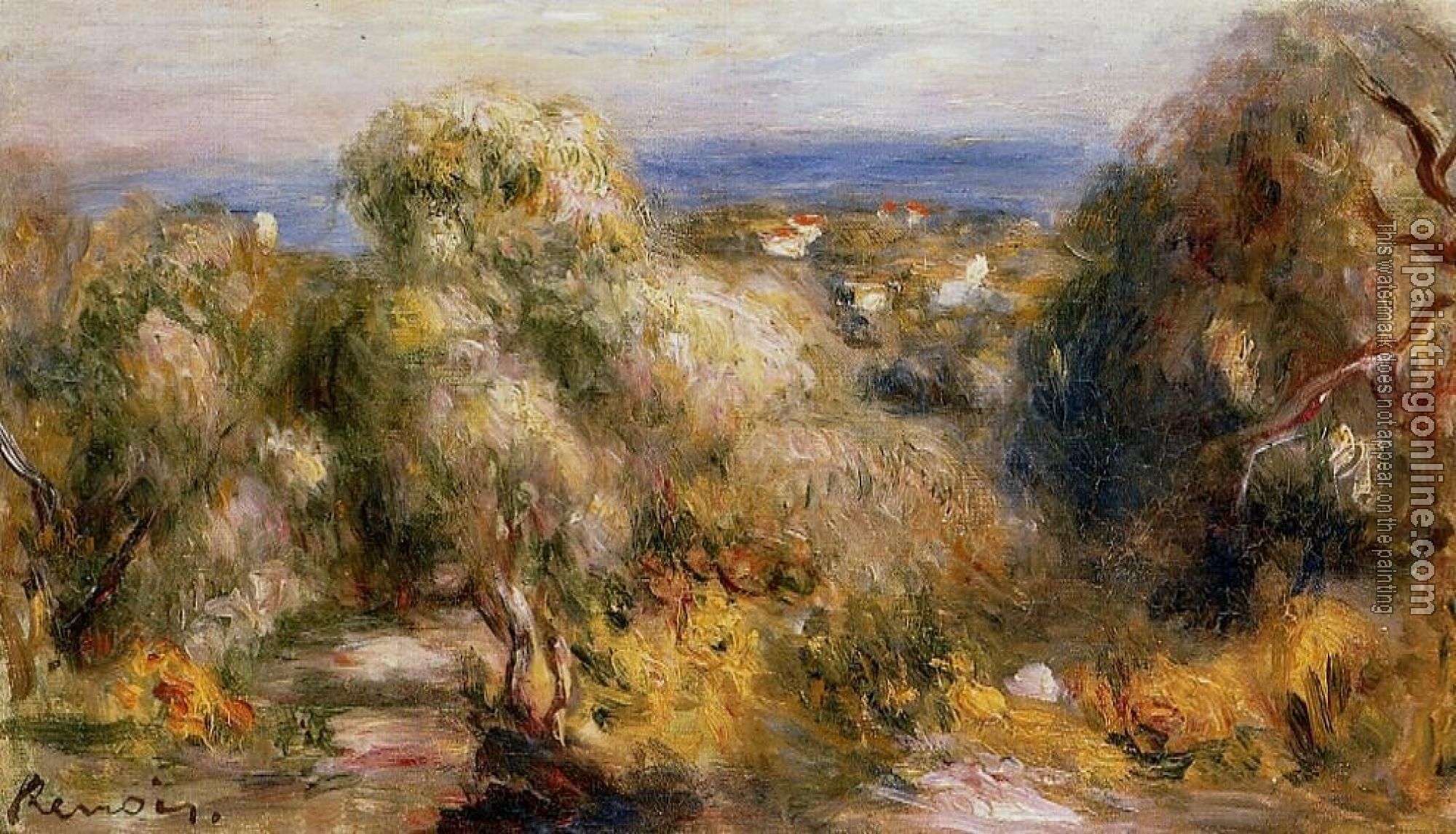 Renoir, Pierre Auguste - View of Cannet